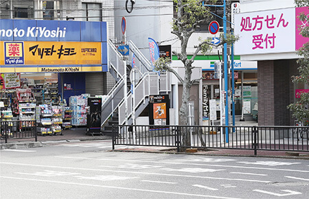 北松戸駅東口からの道順③